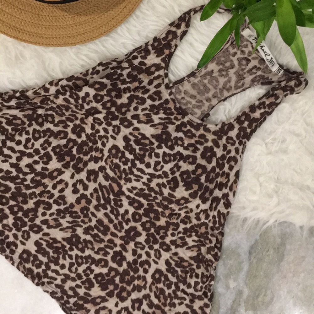 Michael Stars Leopard Tank
